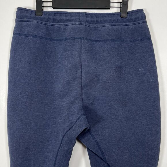 Nike Joggers Sweatpants Mens Large Navy Blue 32x30 Tapered Drawstring Pockets - Picture 10 of 16